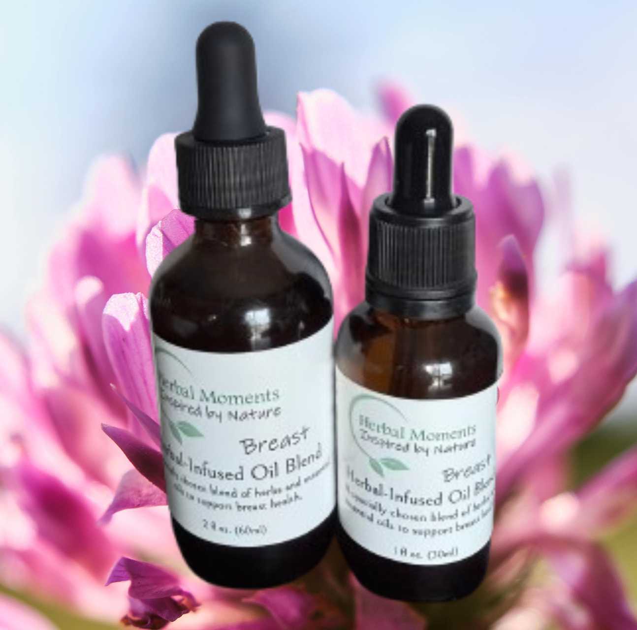Herbal-Infused Breast Oil Blend